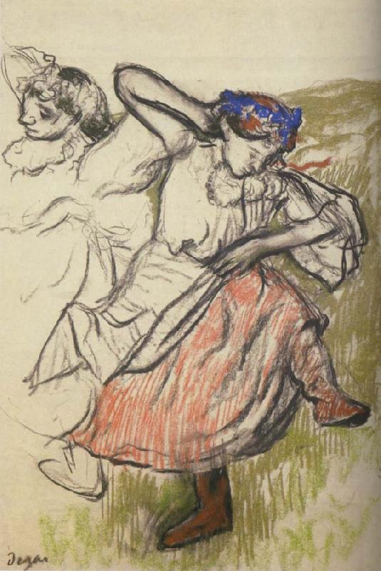 Edgar Degas Russian Dancers